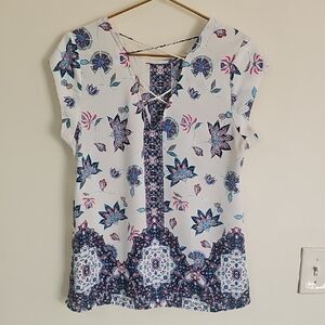 Floral Print Women's Top